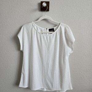 White textured top